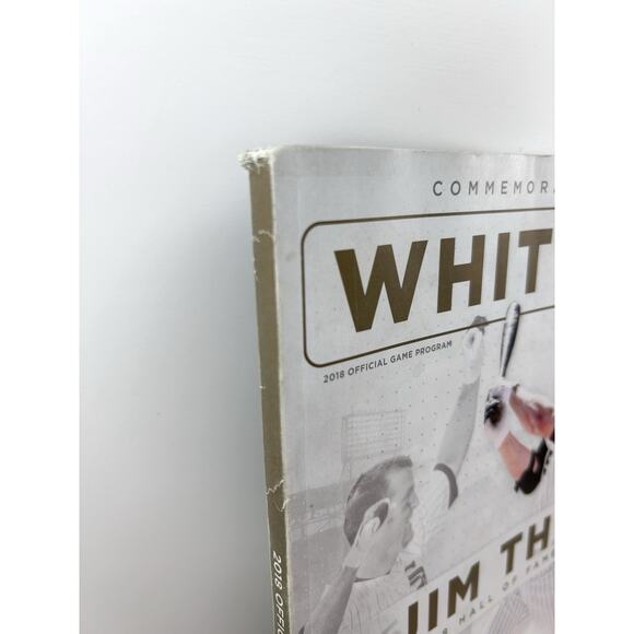 Chicago White Sox 2018 Official Game Program Jim‎ Thome Commemorative edition - Picture 2 of 6